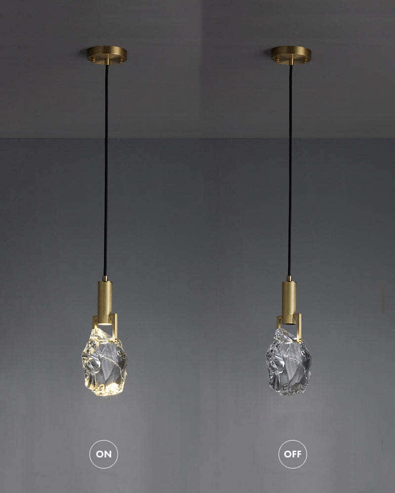 Irregular crystal pendant 6 styles