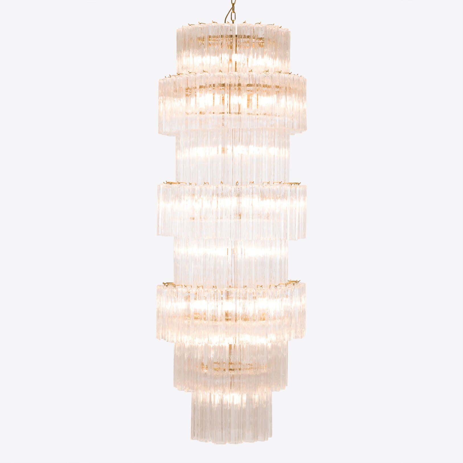 Manhattan Murano Chandelier 78"H