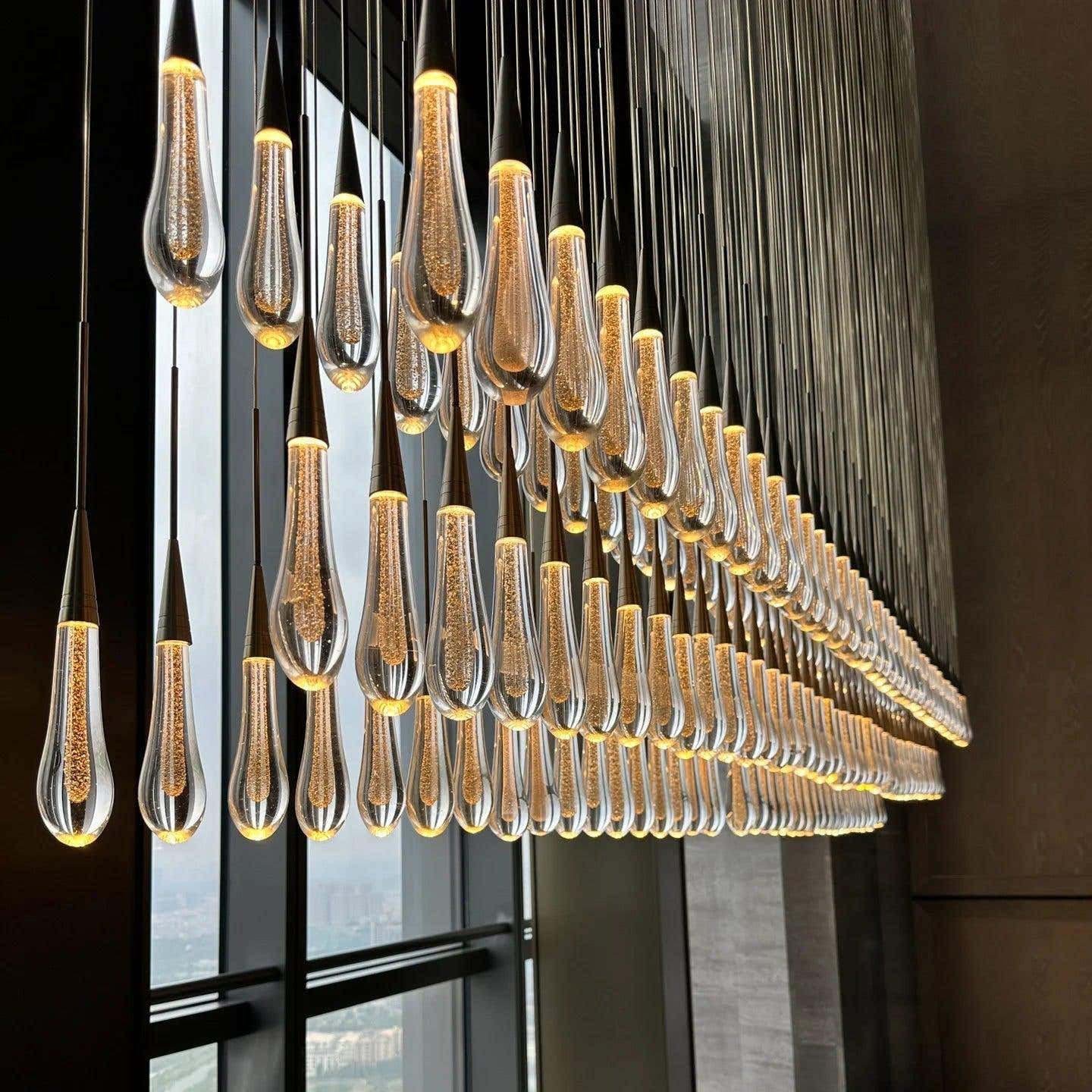 Soltaire Linear Chandelier 37" 50" 60" 70" 87" 120"