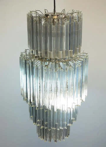 Murano Chandelier – 242 prisms – Transparent