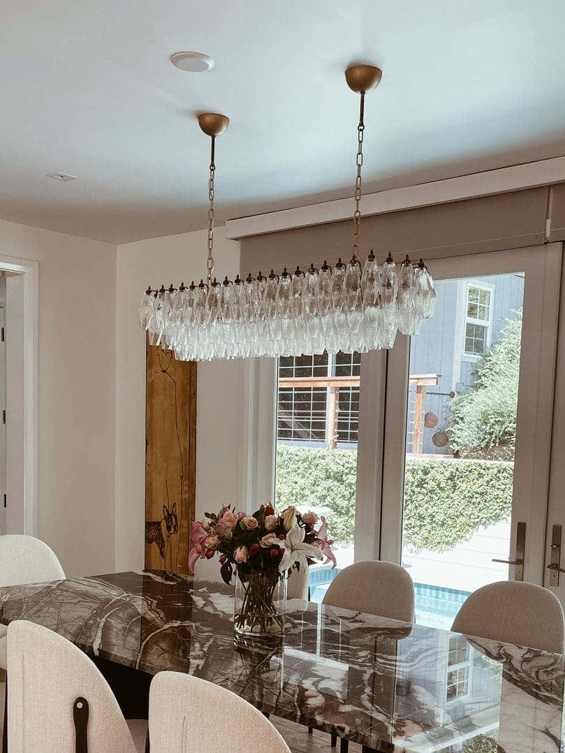 Murano Chandelier – Poliedri – 138 glass