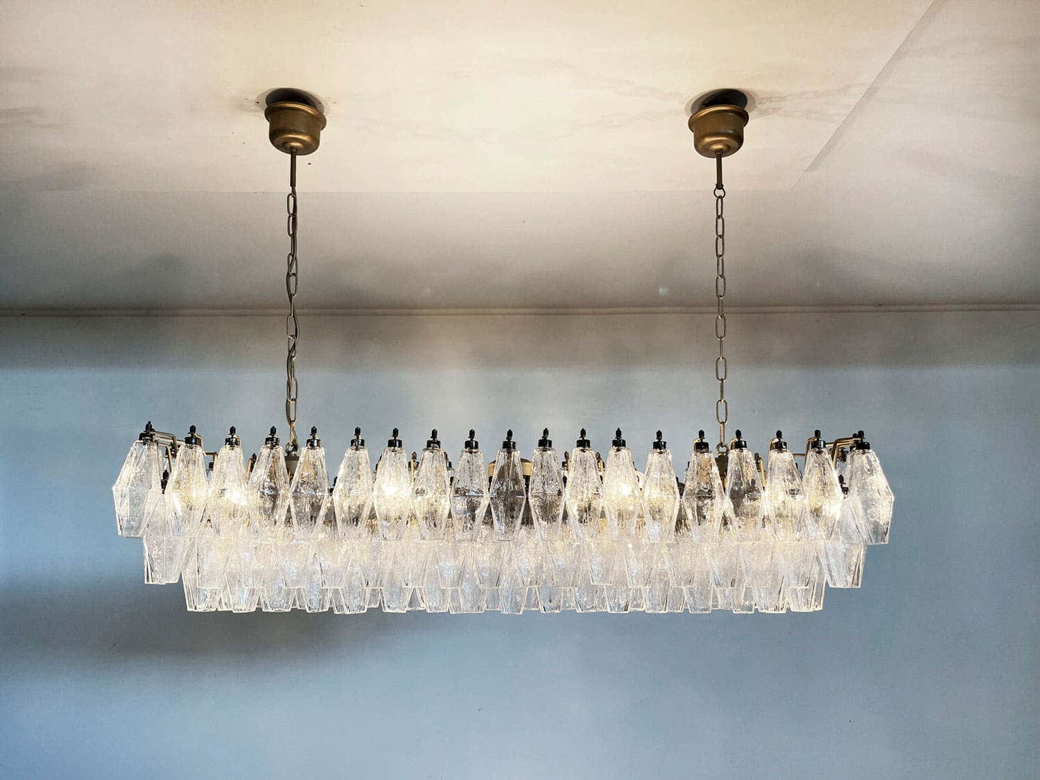 Murano Chandelier – Poliedri – 138 glass