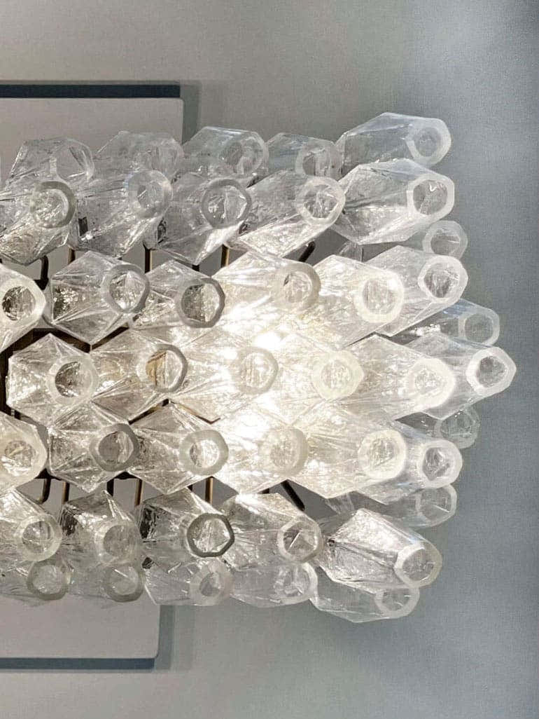 Murano Chandelier – Poliedri – 138 glass