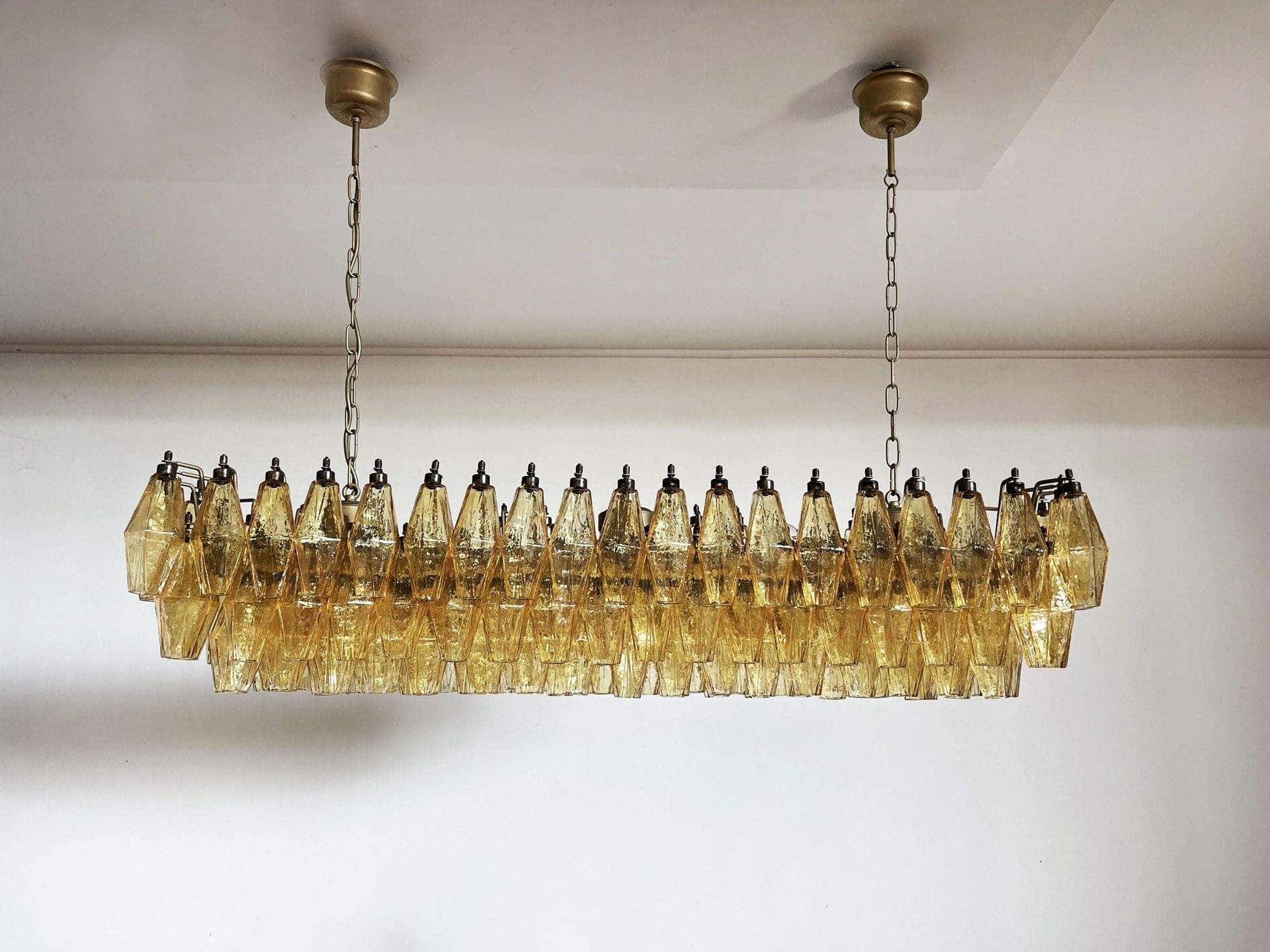 Murano Chandelier – Poliedri – 138 glass