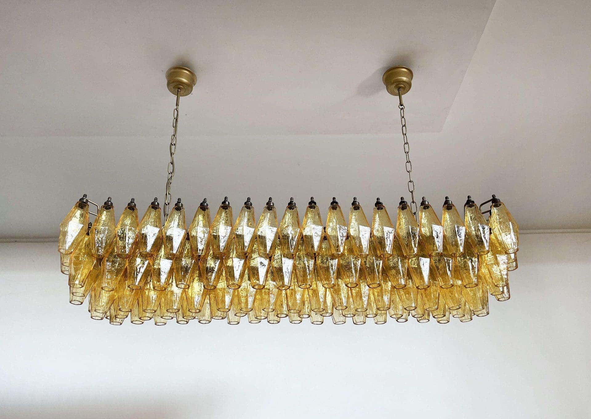 Murano Chandelier – Poliedri – 138 glass