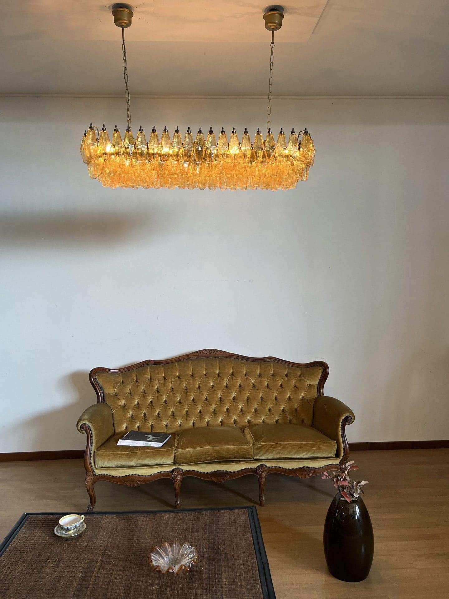 Murano Chandelier – Poliedri – 138 glass