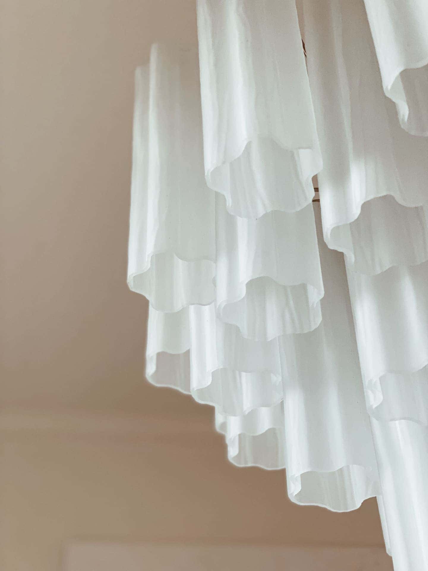 Murano Chandelier – 36 tubes – Matte white