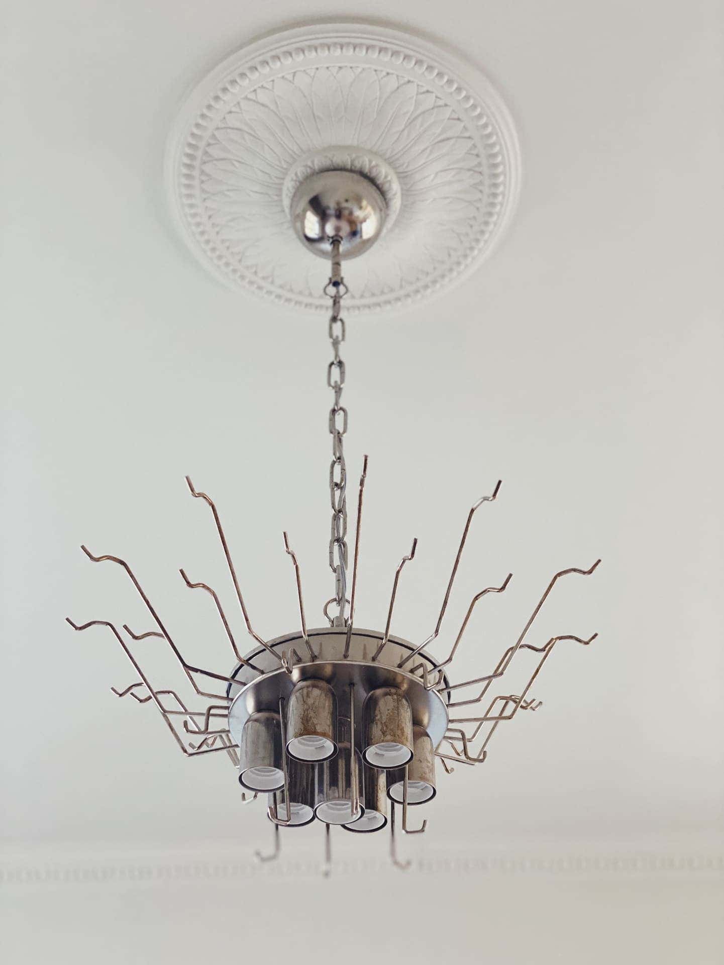 Murano Chandelier – 36 tubes – Matte white