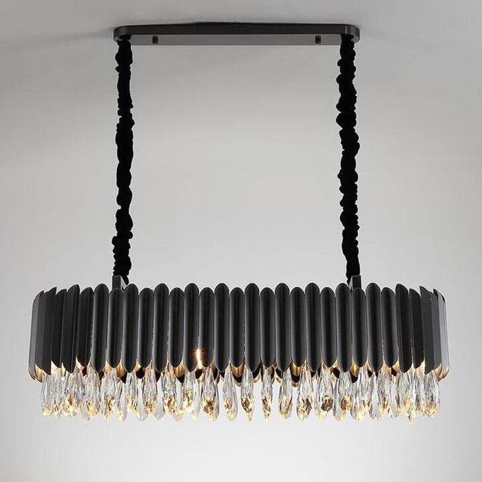 April Dining Room Chandelier Black