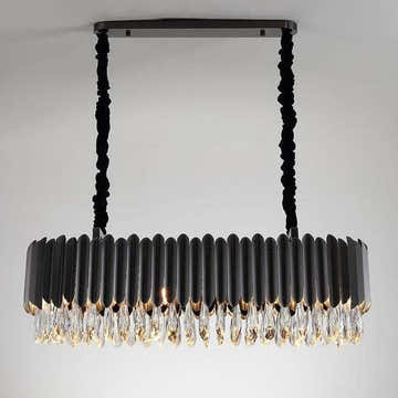 April Dining Room Chandelier Black