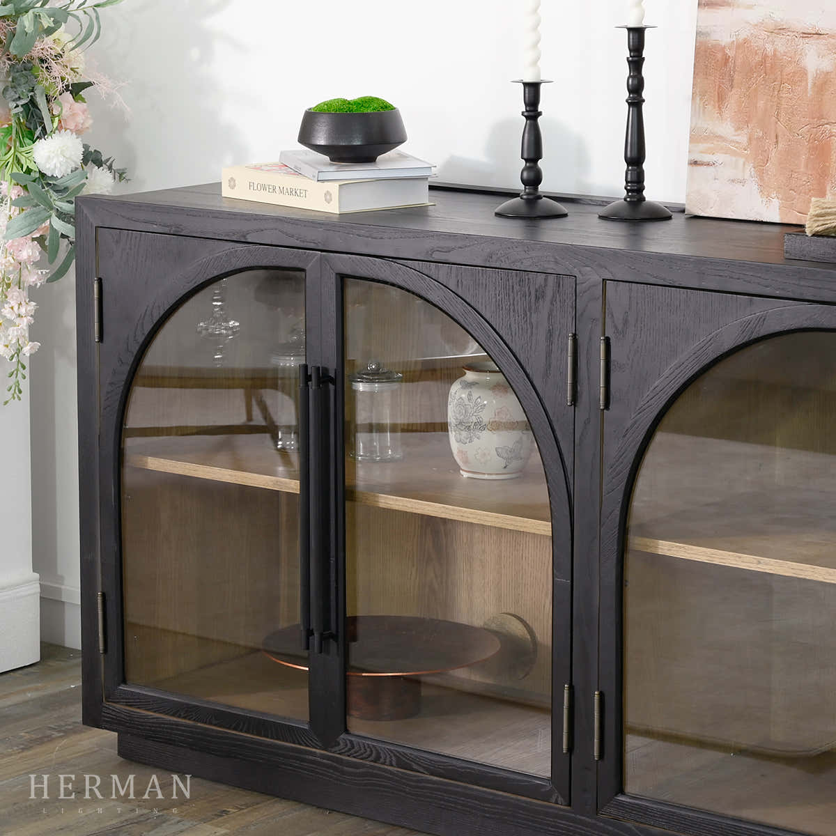 Hattie Sideboard in Oak 70"W 90"W