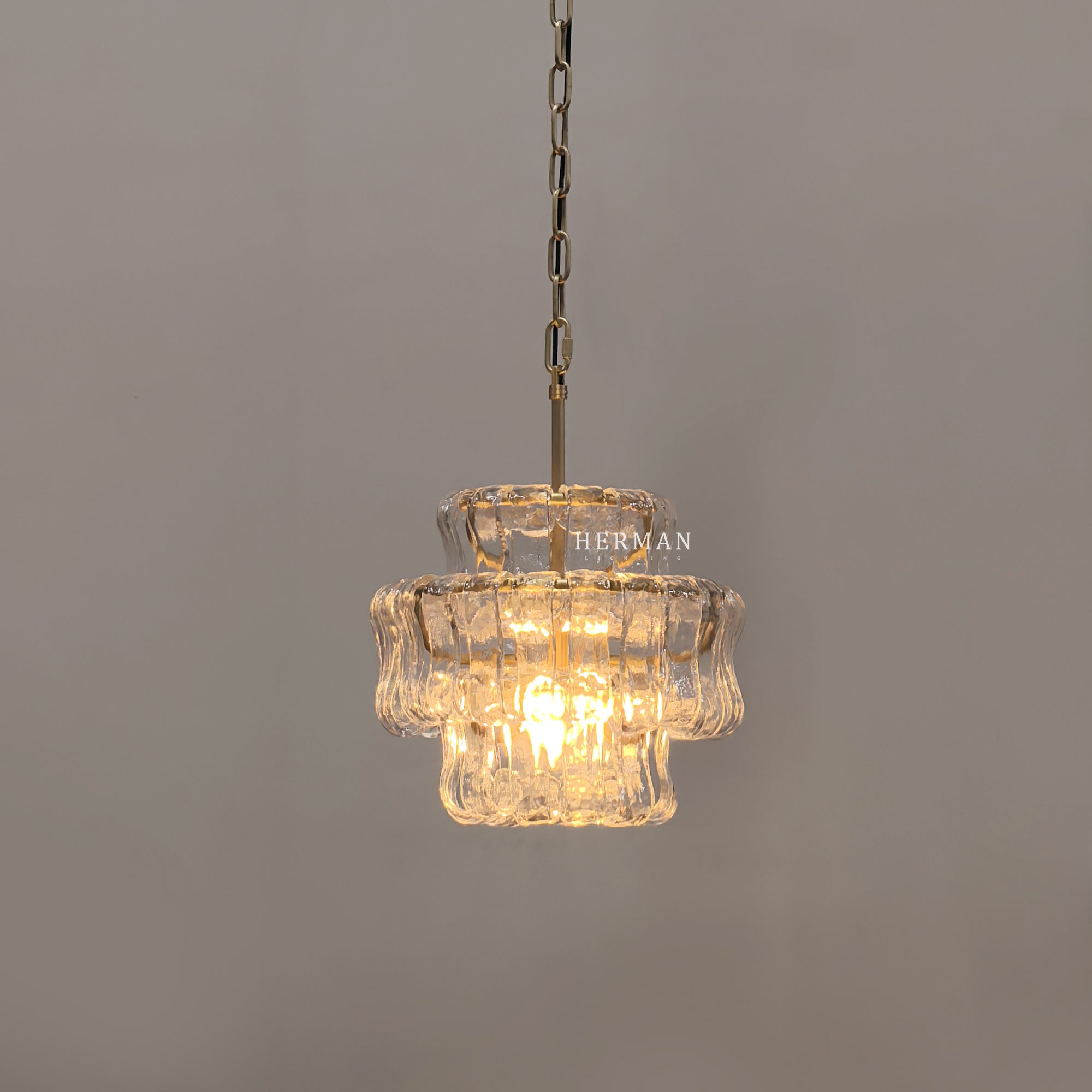 Amor Ghiaccio Glass Pendant Light