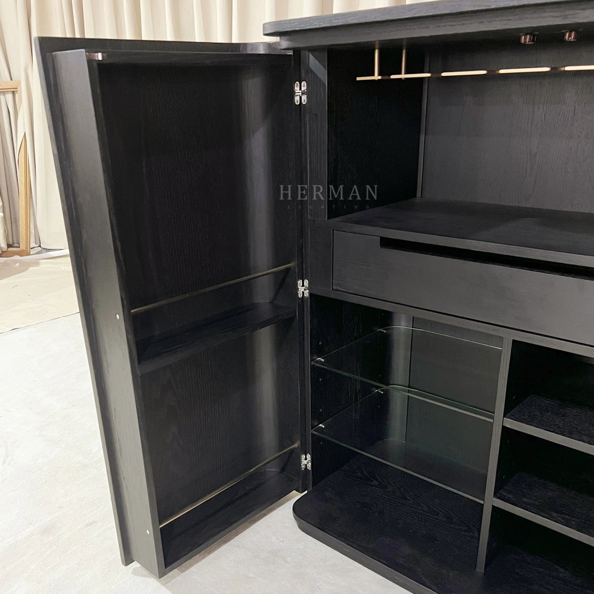 Arden Wood Bar Cabinet