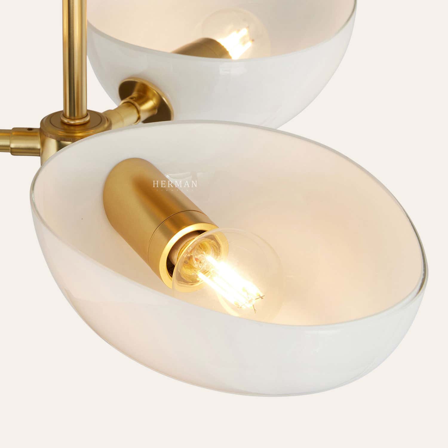 Argus Glass Semi-Flush Mount