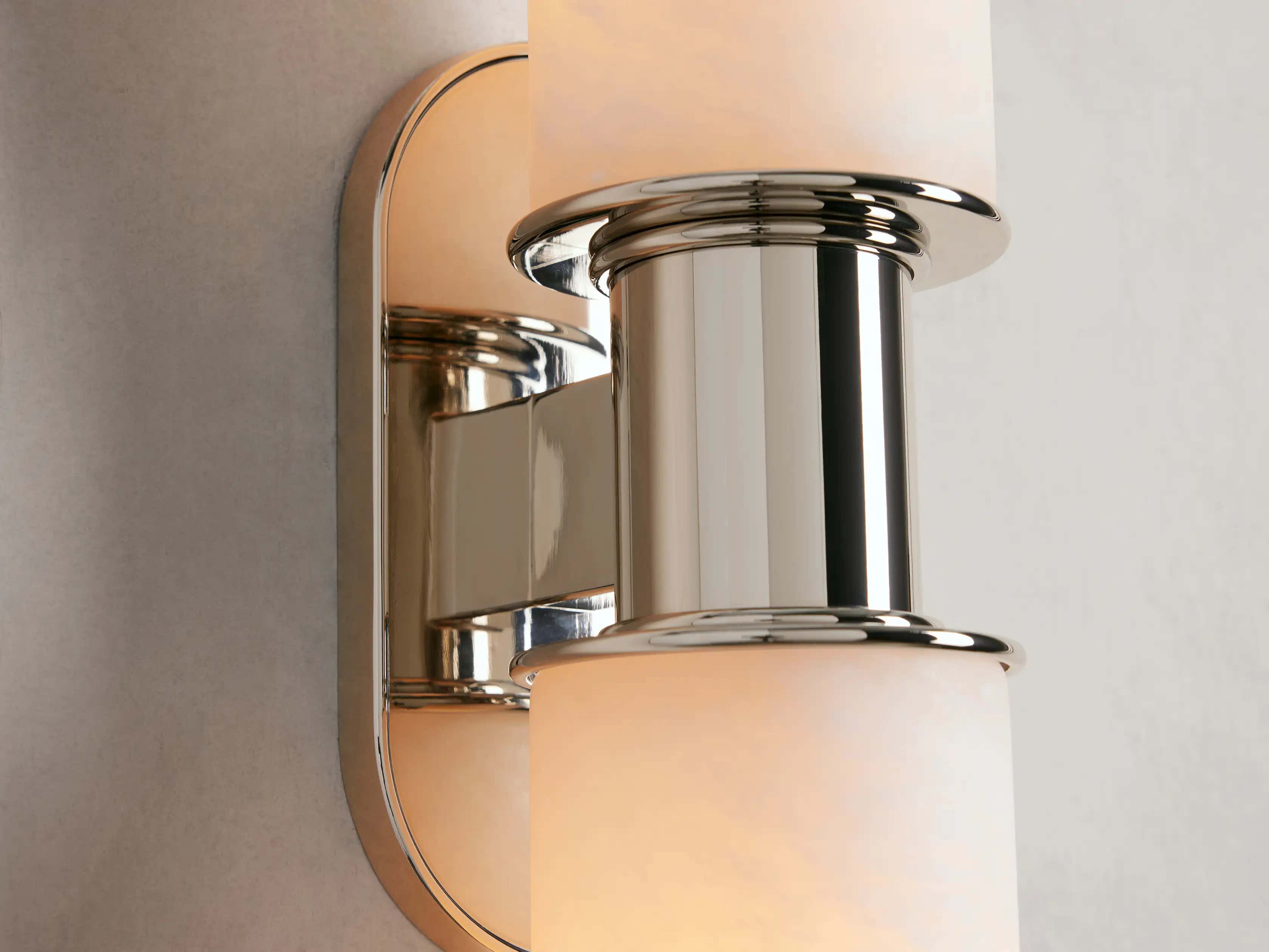 Harrlin Double Sconce in Alabaster