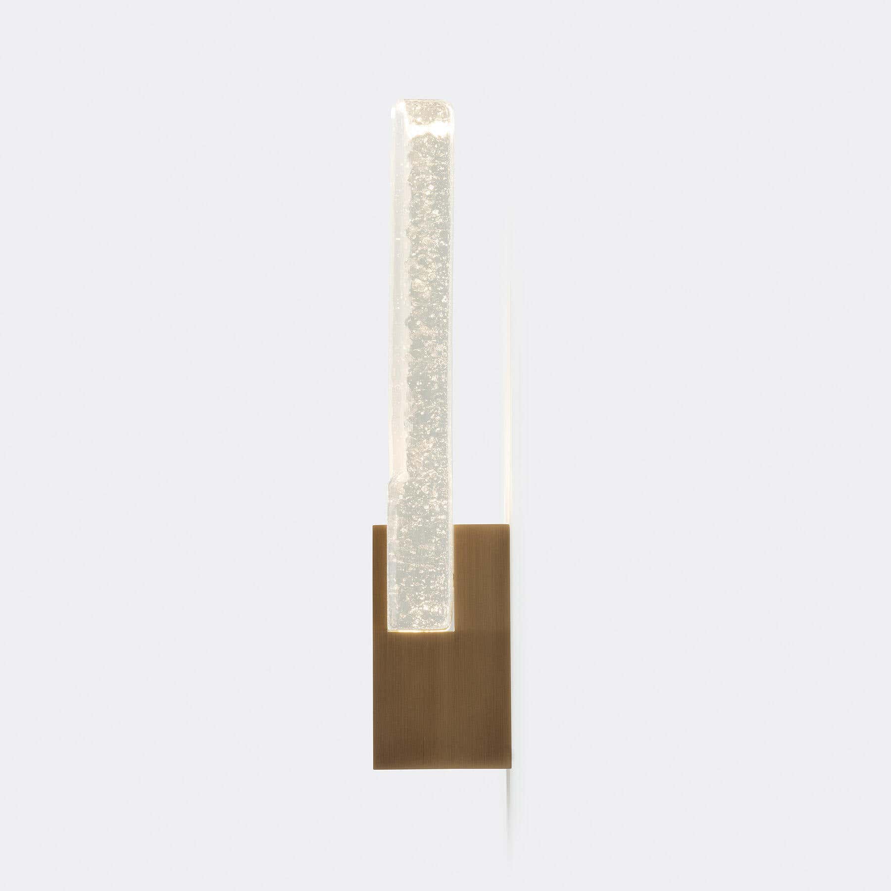 Pleated Glass Sconce