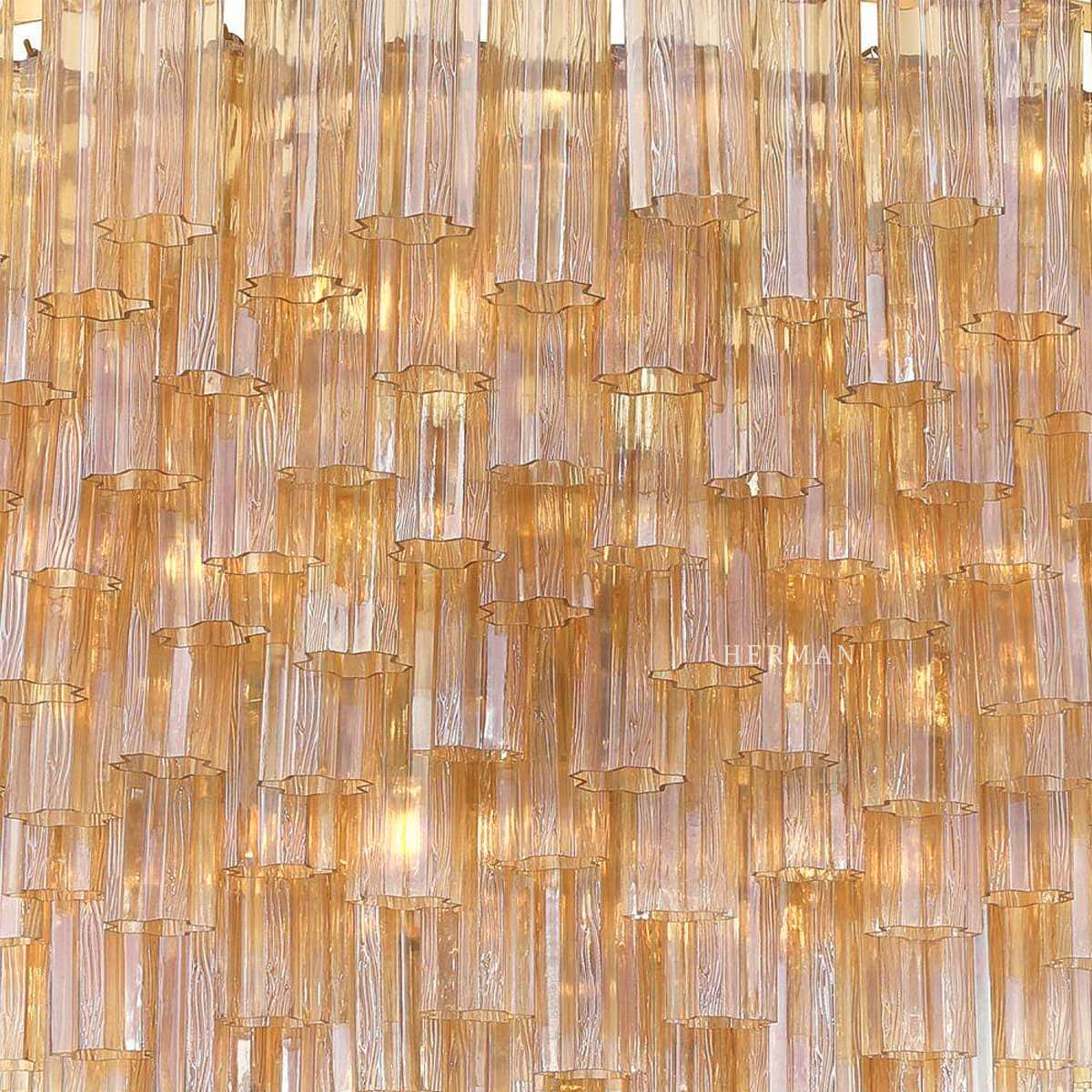Addis Murano Glass 40 Light Chandelier 62" W