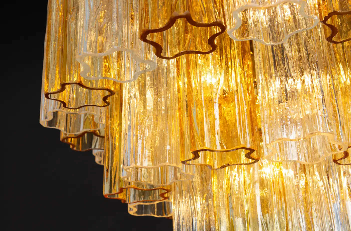 1 of 3 Tronchi Murano Glass Flush mount light