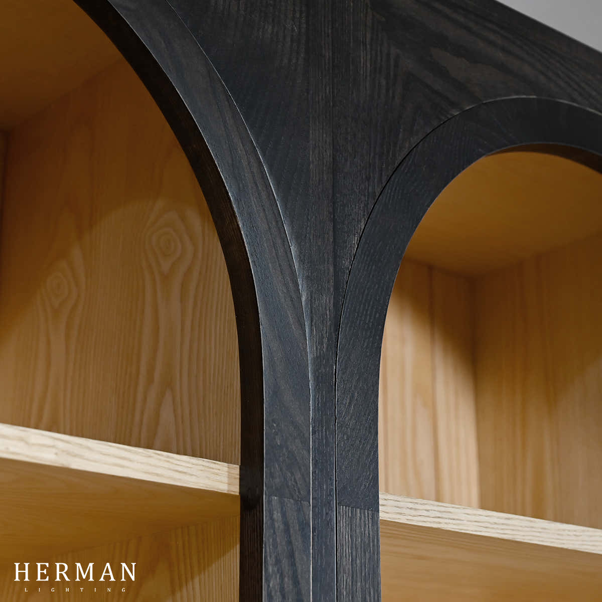 Hattie Triple Entryway Cabinet in Oak 69.75"W