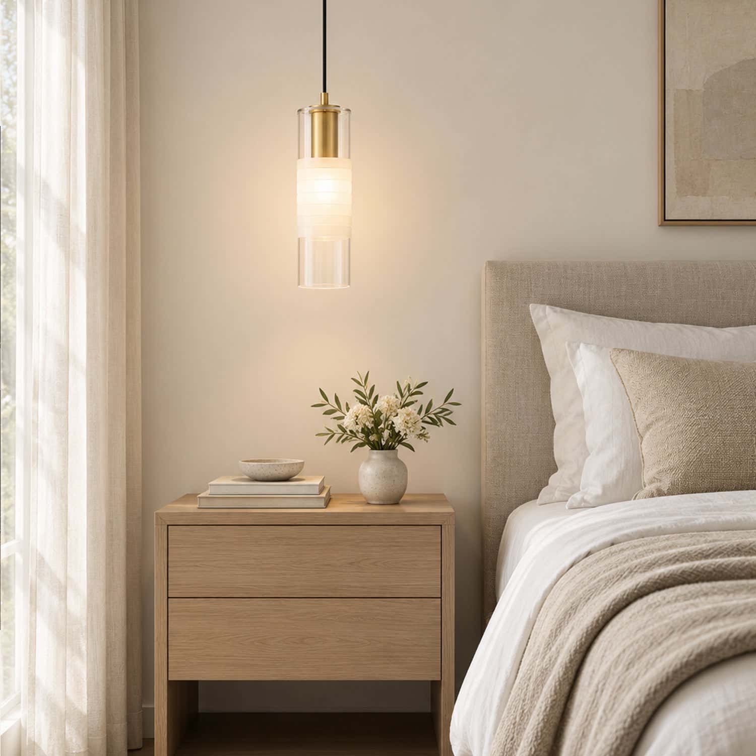 Leton 5" Wide Mini Pendant with Shade