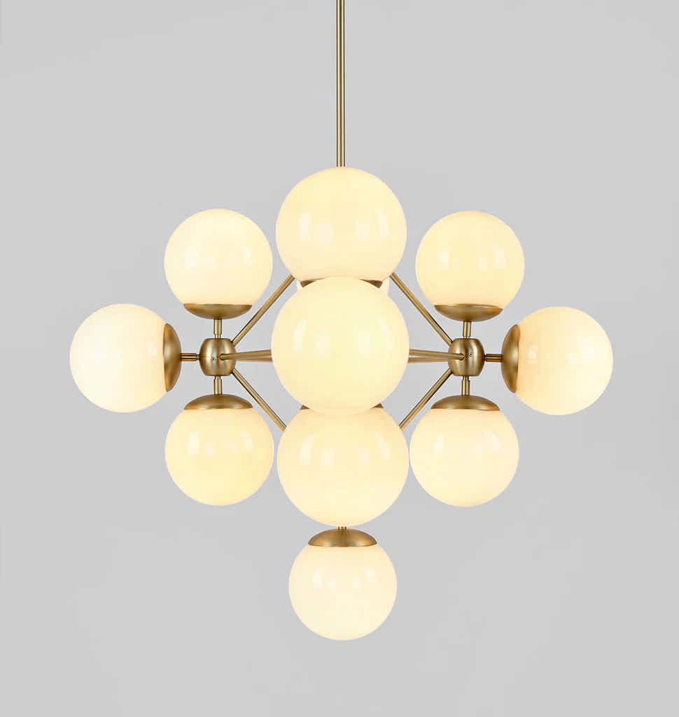 Modo Chandelier 31" - Diamond, 13 Globes