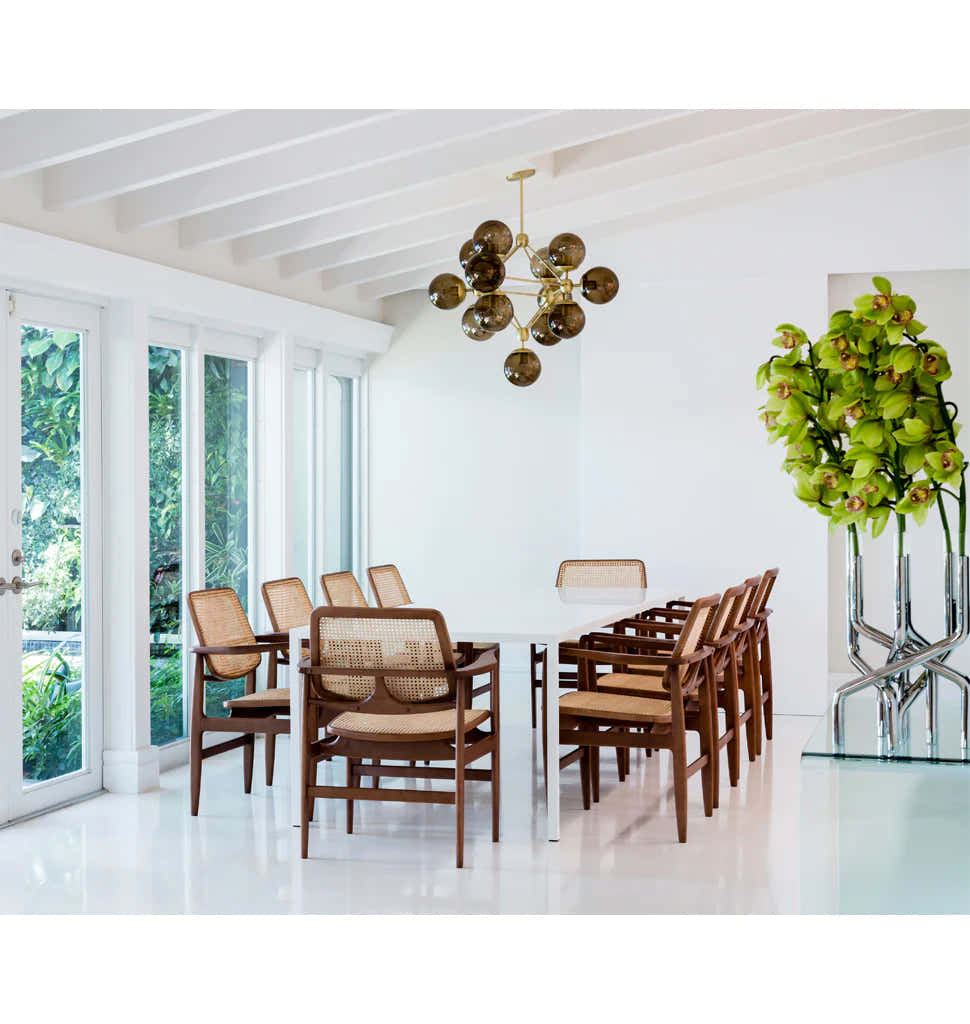 Modo Chandelier 31" - Diamond, 13 Globes