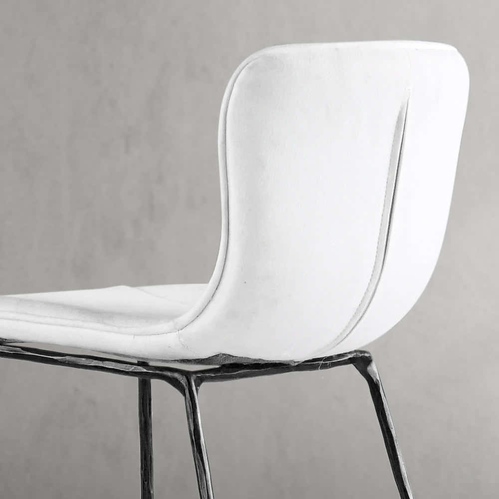 Hand-Forged Metal Modern Bar Chair
