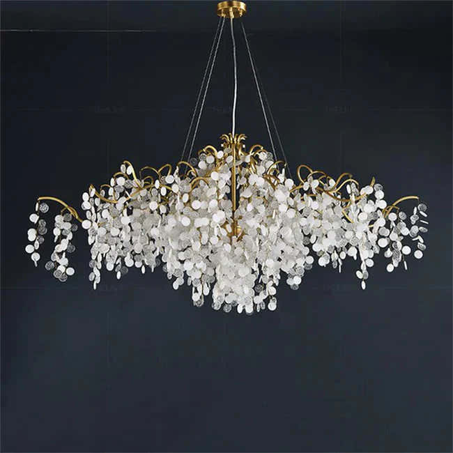 American Creative Modern Branch Chandelier Oval