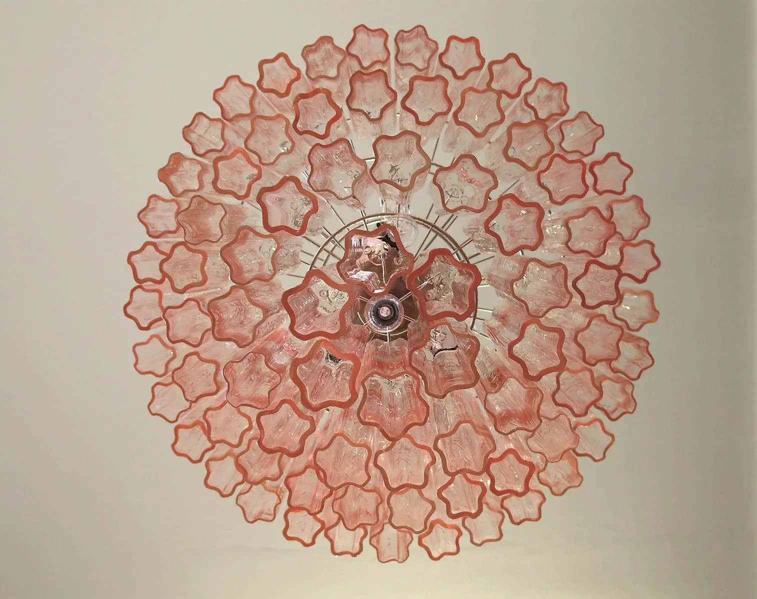 Murano Chandelier – 78 tubes – Pink