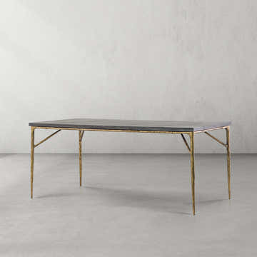 Hand-Forged Metal Medieval Style Dining Table