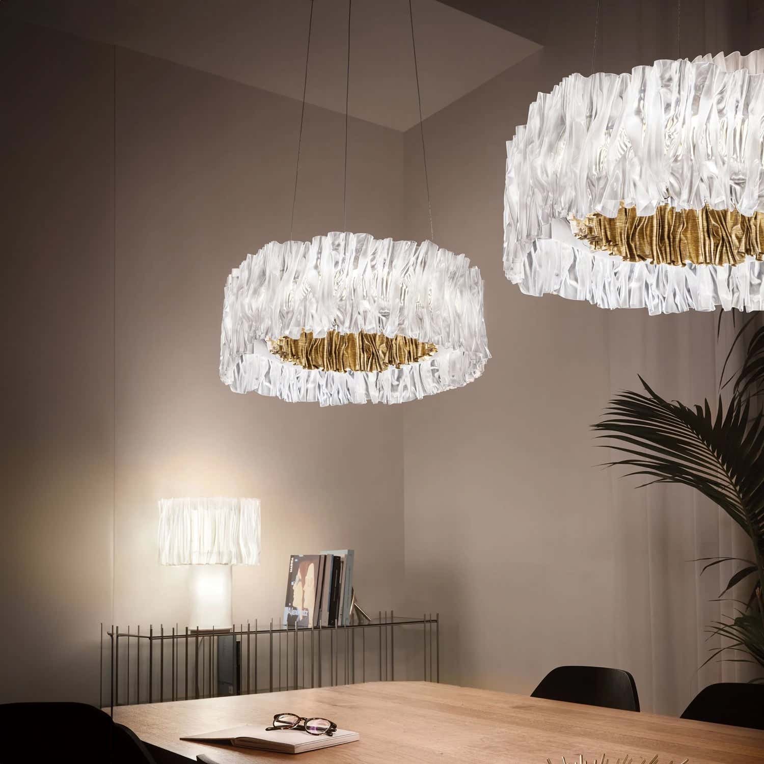 Accordéon Suspension Silver Pendant Light