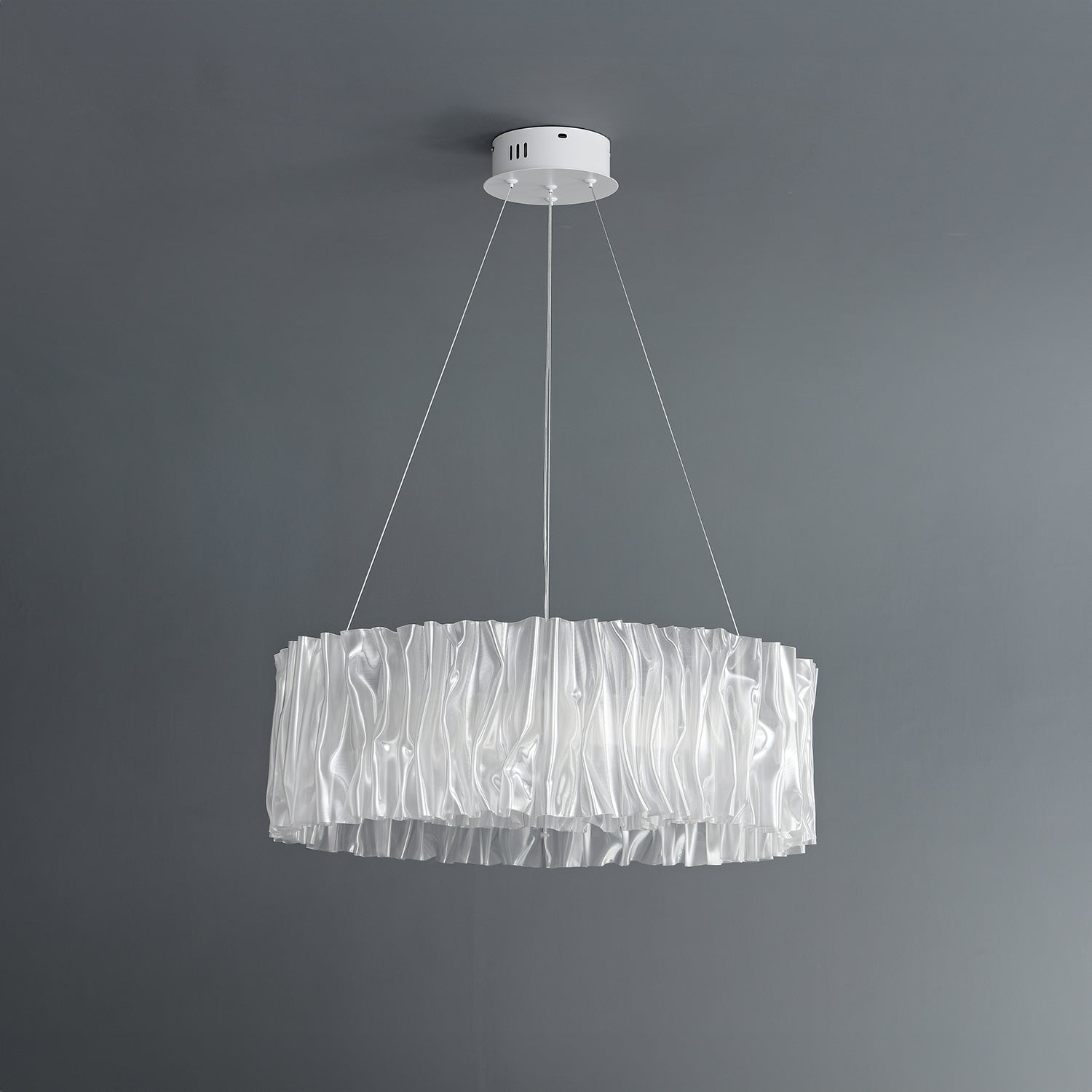 Accordéon Suspension Silver Pendant Light