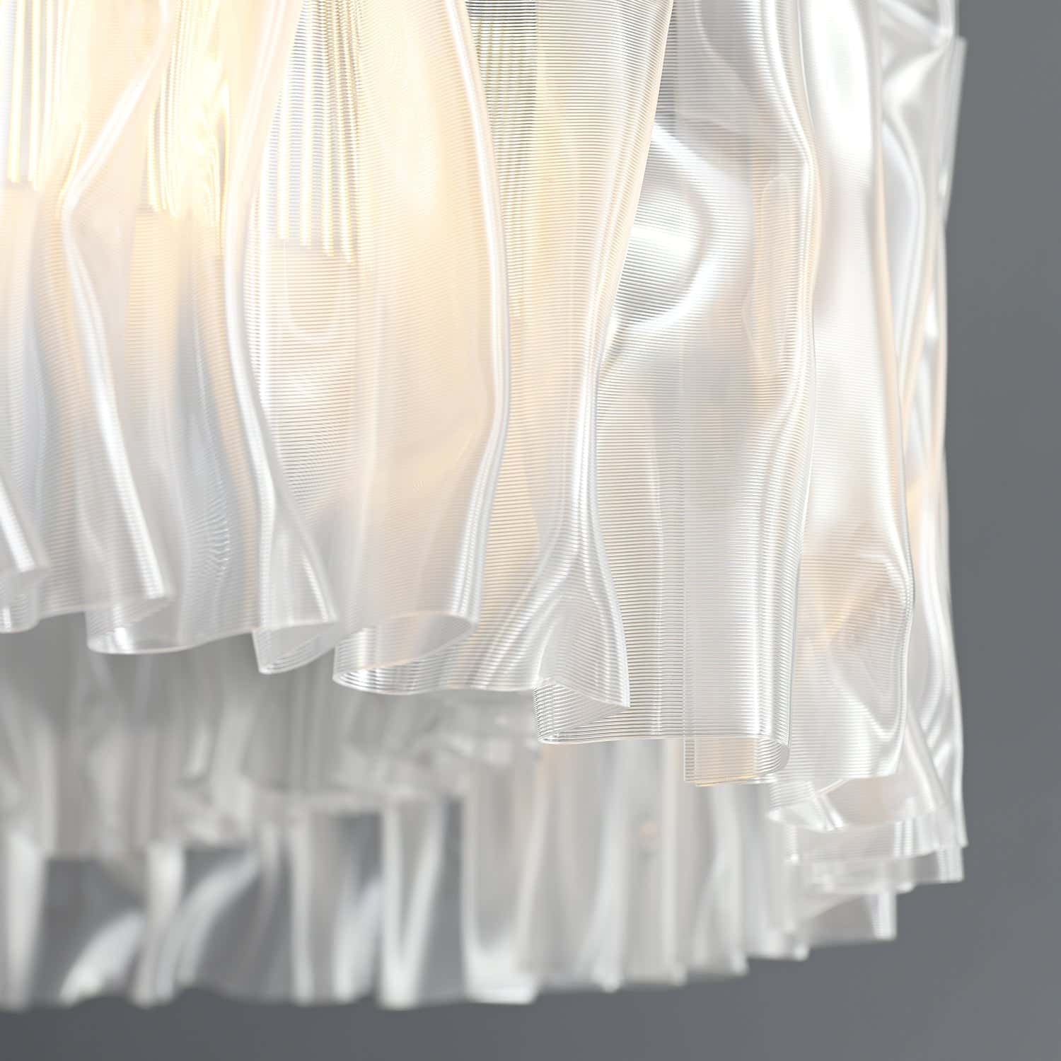 Accordéon Suspension Silver Pendant Light