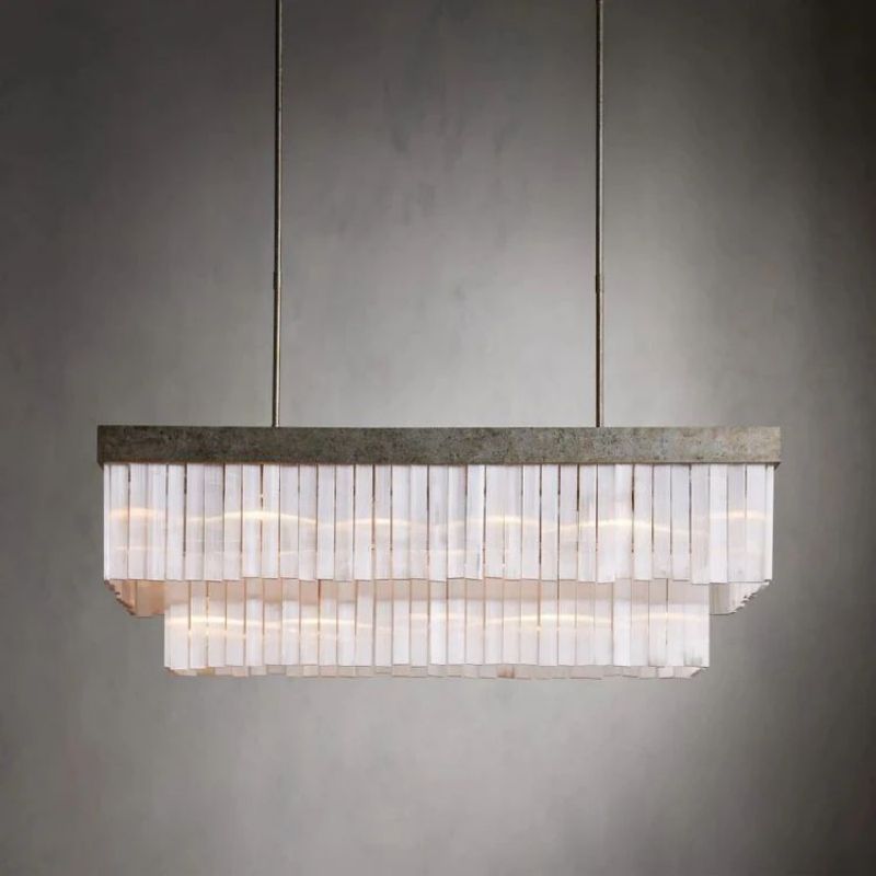 Adam Large Rectangular Chandelier