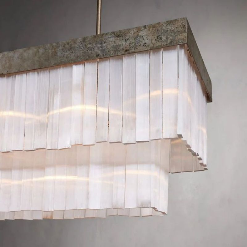 Adam Large Rectangular Chandelier