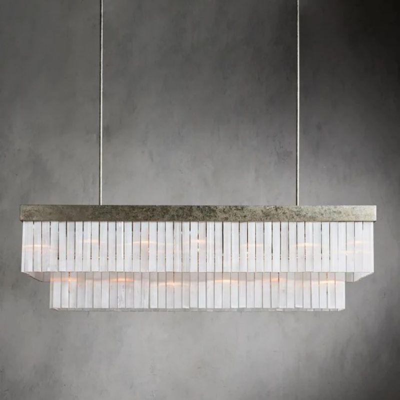 Adam Large Rectangular Chandelier