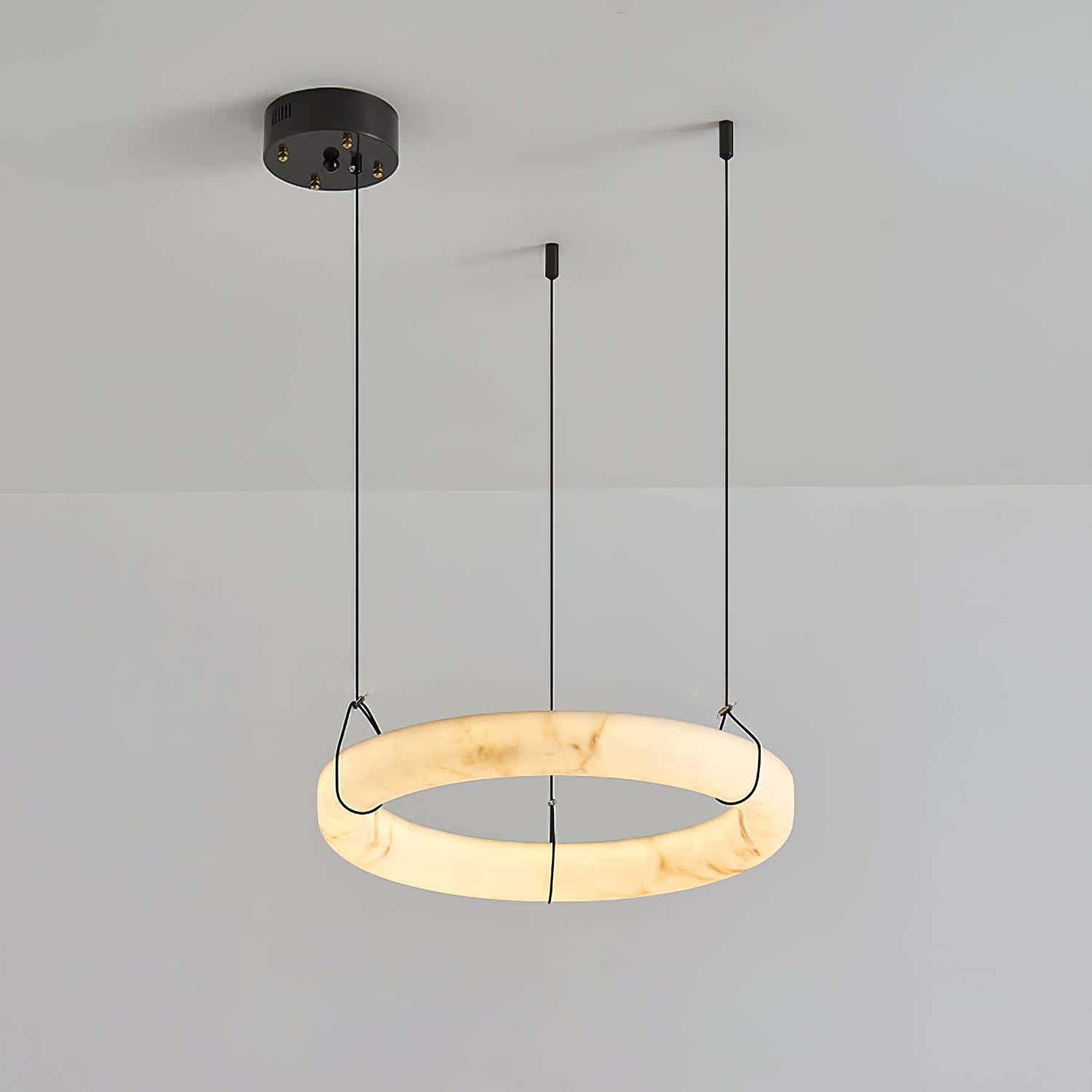 Alabaster Ring Pendant Lamp