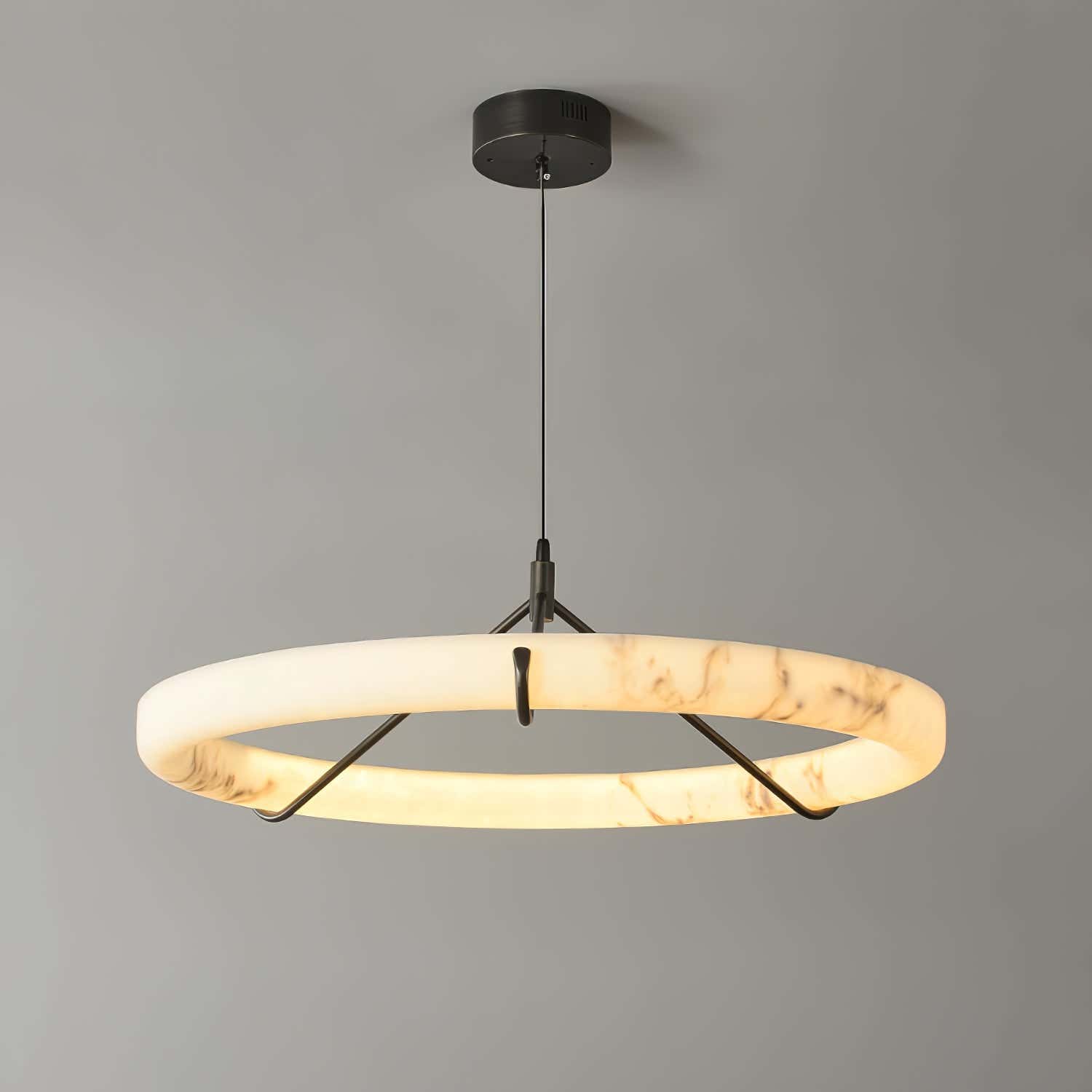 Alabaster Ring Pendant Lamp