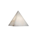 Alabaster Pyramid Table Lamp