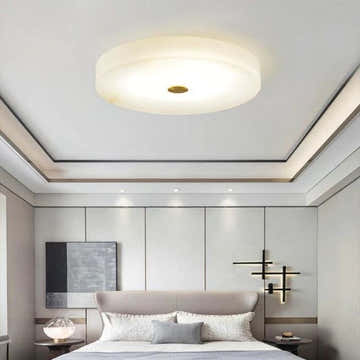 Alabaster Round Led Chandelier 11.8" 15.7" 19.7"