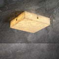 Alabaster Square Flushmount  15.8