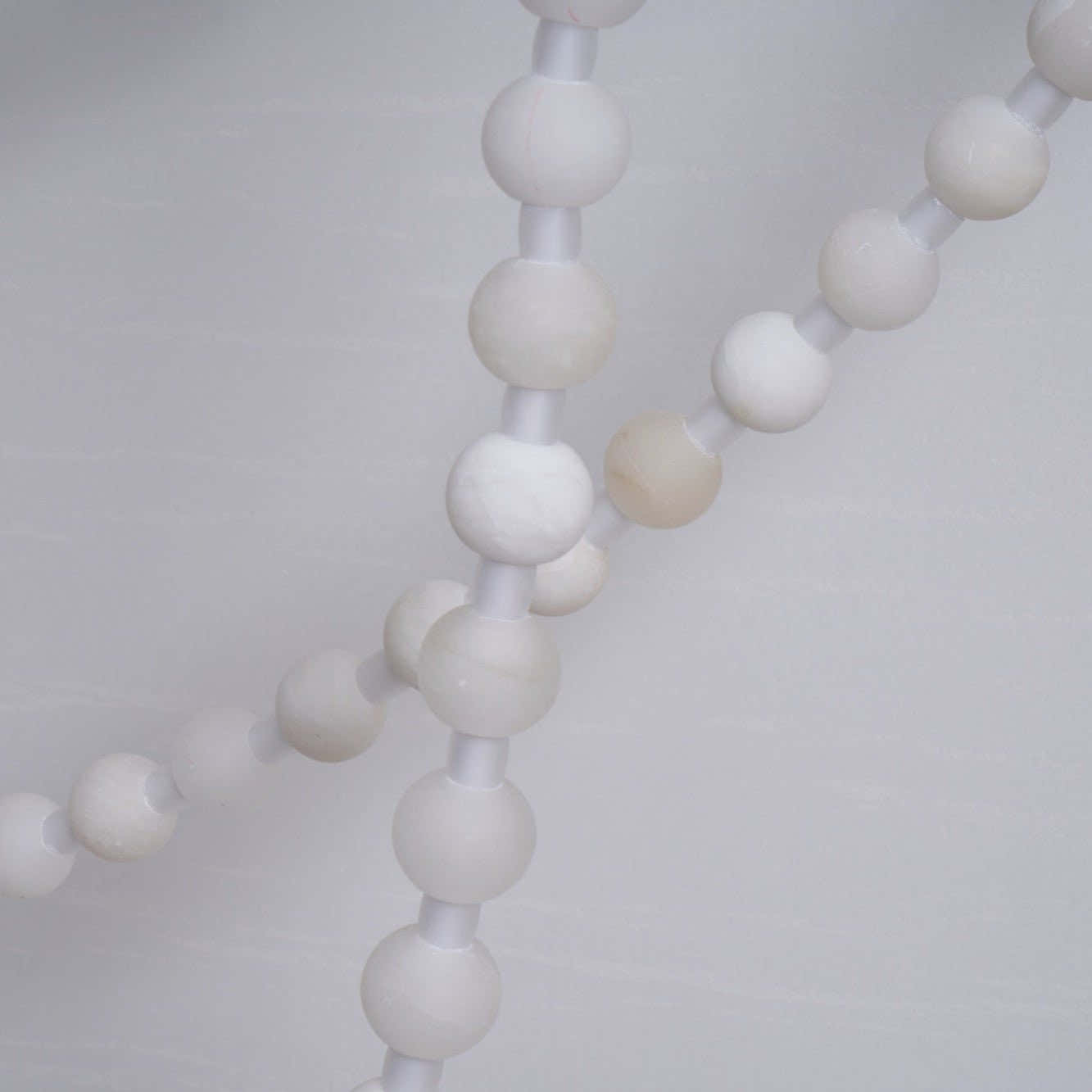 Alabaster Pearl Necklace Chandelier