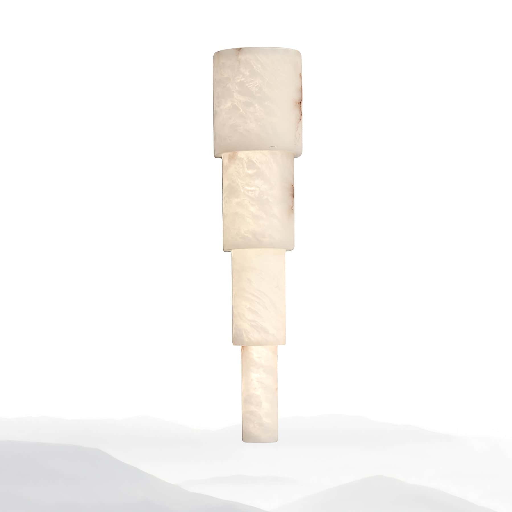 Alba Cascade Alabaster Wall Sconce