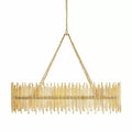 Althely 10 Lights Rectangle Pendant Chandelier