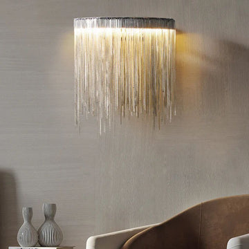 Waterfall String Light Wall Sconce