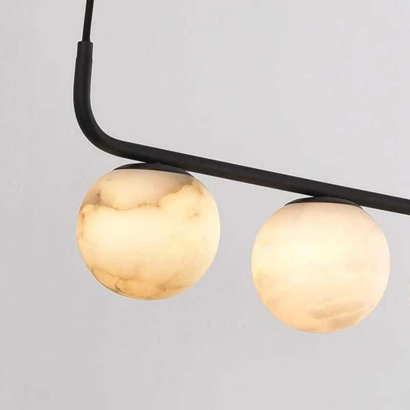 Alabaster Global Linear Chandelier L40"