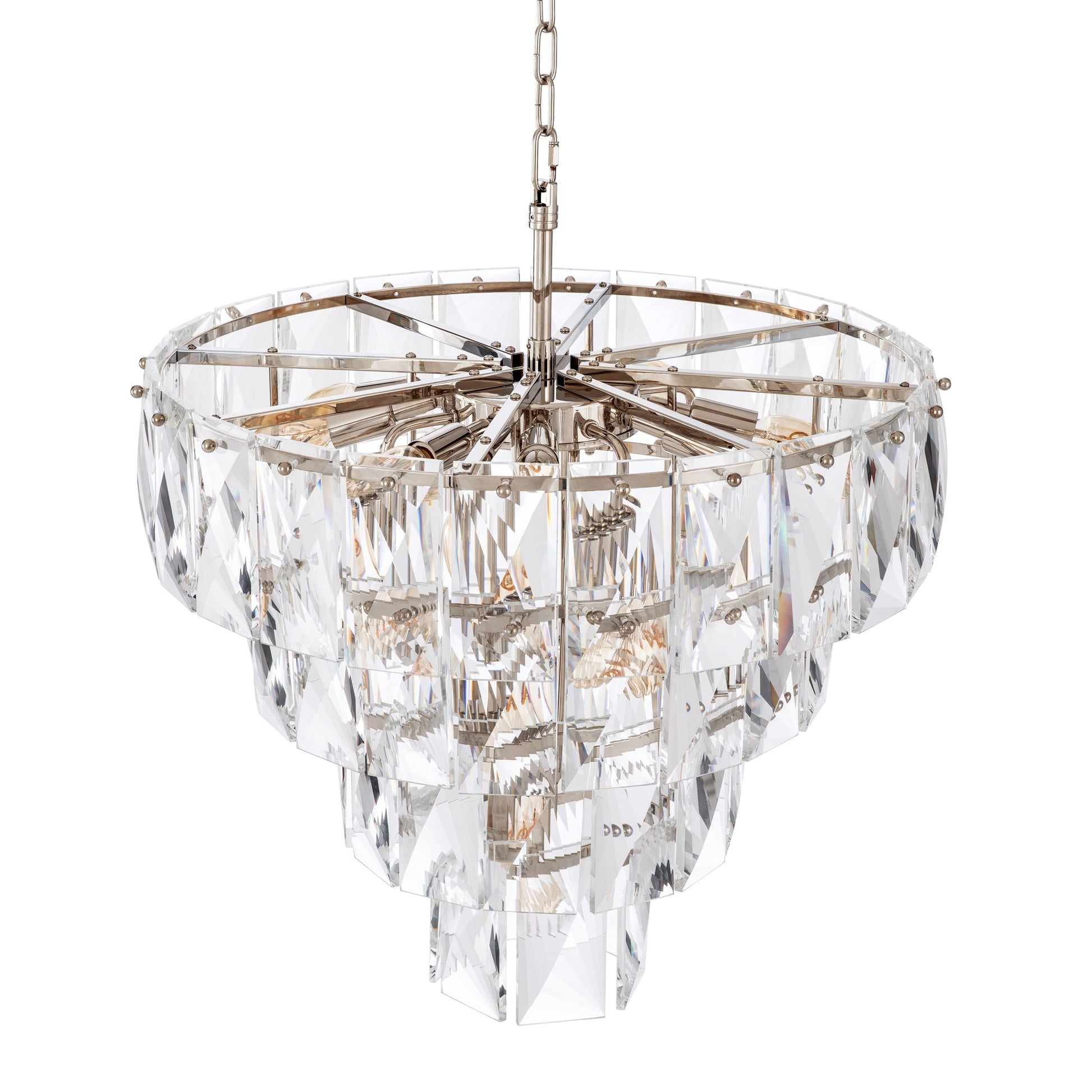 Amazone Modern Glass Chandelier [S/L] - [Clear/Smoke] 