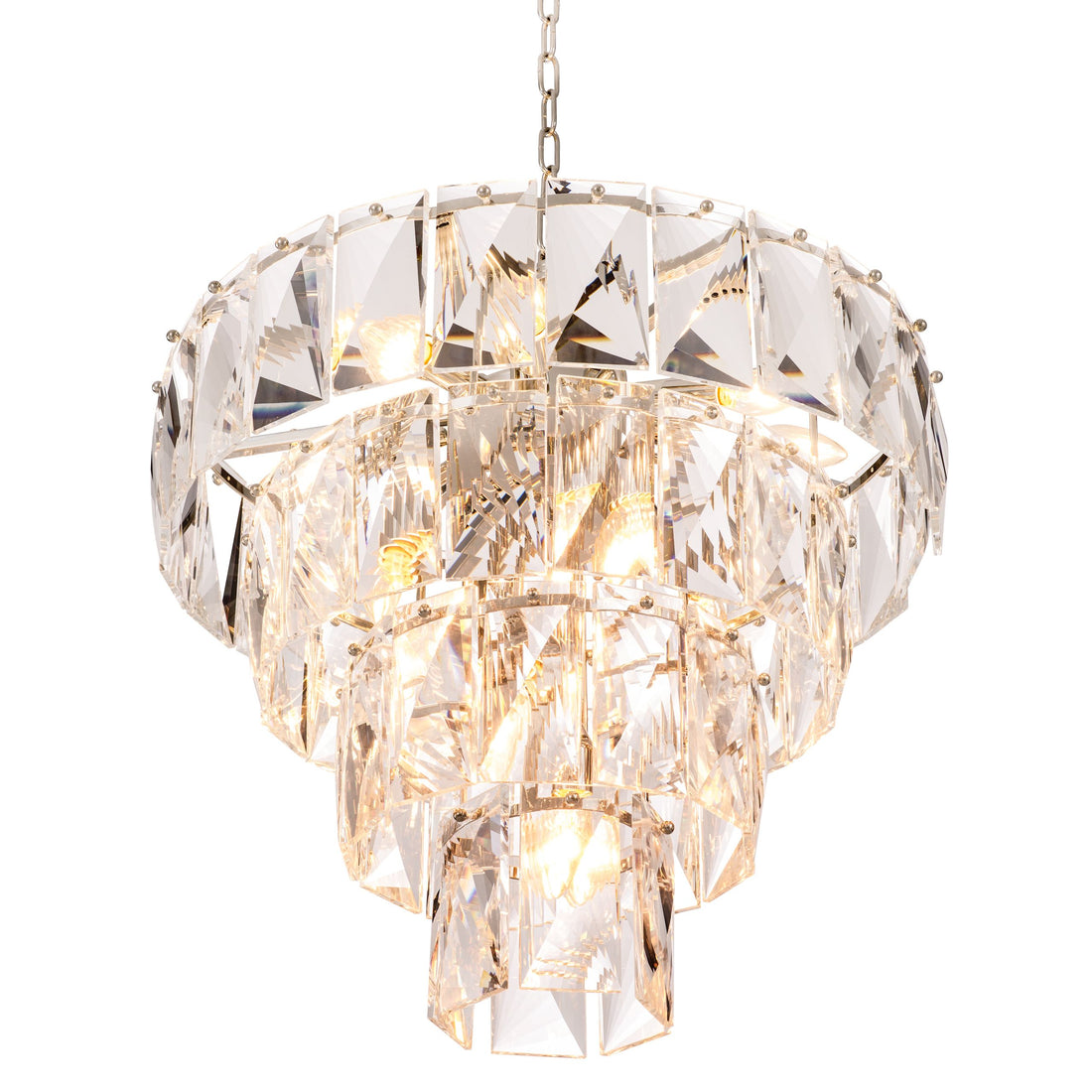 Amazone Modern Glass Chandelier [S/L] - [Clear/Smoke] 