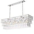 Glamour Rectangle Modern Chandeliers 