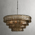 Amor 4-Tier Glass Round Chandelier 36